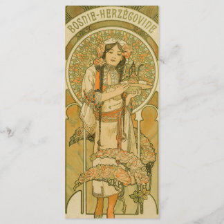 Bosnia and Herzegovina by Alphonse Mucha (1900) Menu