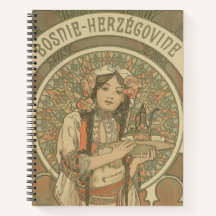 Bosnia and Herzegovina by Alphonse Mucha (1900)
