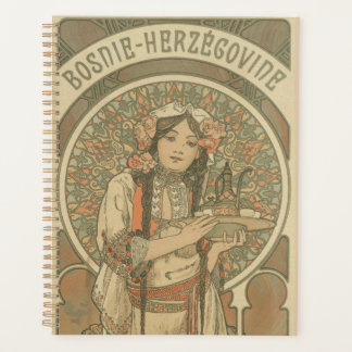 Bosnia and Herzegovina by Alphonse Mucha (1900) Planner