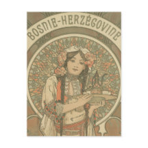 Bosnia and Herzegovina by Alphonse Mucha (1900)