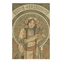 Bosnia and Herzegovina by Alphonse Mucha (1900)