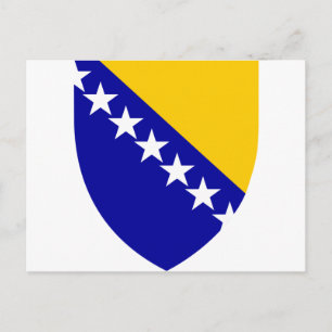 Bosnia And Herzegovina Coat Of Arms Postcard