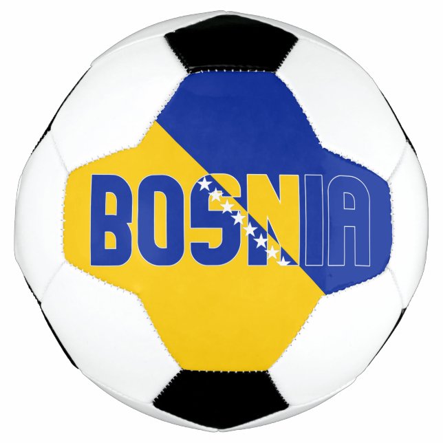 Bosnia and Herzegovina Flag Adorable Patriotic Football (Front)