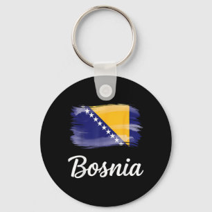 Bosnia And Herzegovina Flag Bosnian Pride Key Ring