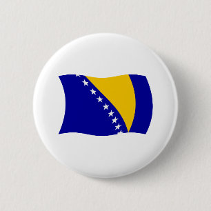 Bosnia and Herzegovina Flag Button