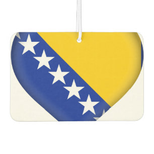Bosnia and Herzegovina Flag Car Air Freshener