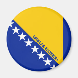 Bosnia and Herzegovina Flag Charming Patriotic Magnet