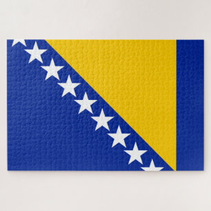 Bosnia and Herzegovina Flag Jigsaw Puzzle
