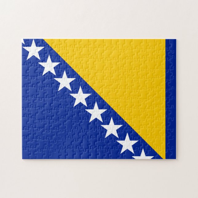 Bosnia and Herzegovina Flag Jigsaw Puzzle (Horizontal)