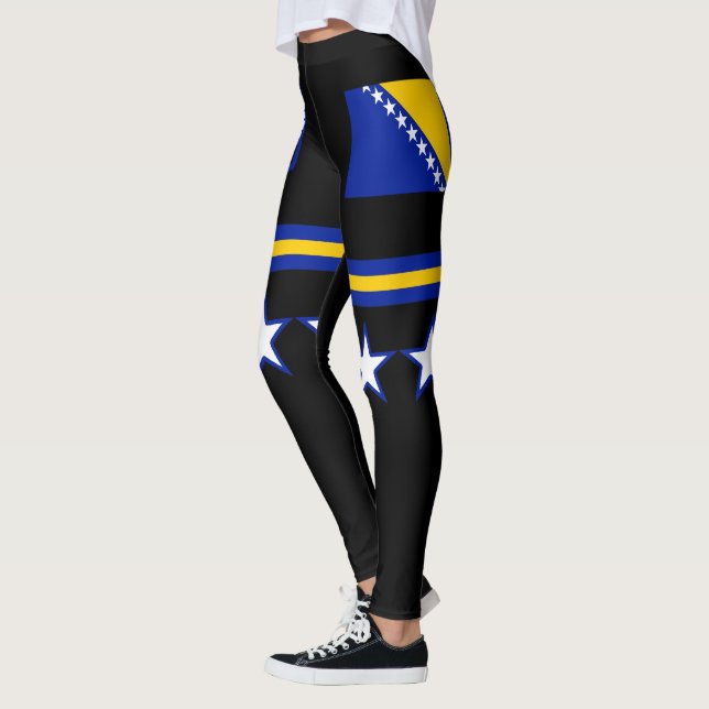 Bosnia and Herzegovina Flag Leggings (Left)