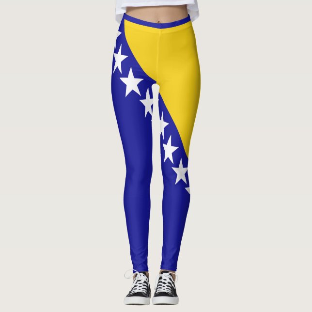 Bosnia and Herzegovina flag Leggings (Front)
