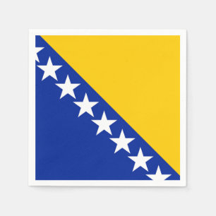 Bosnia and Herzegovina Flag Napkin
