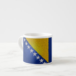 Bosnia and Herzegovina Flag Patriotic Design Espresso Cup