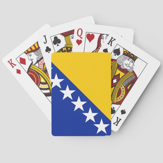 Bosnia and Herzegovina Flag Playing Cards (Back)