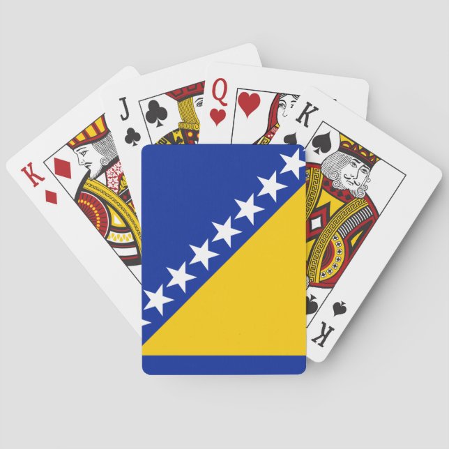 Bosnia and Herzegovina Flag Playing Cards (Back)
