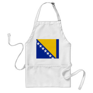 Bosnia and Herzegovina Flag Standard Apron
