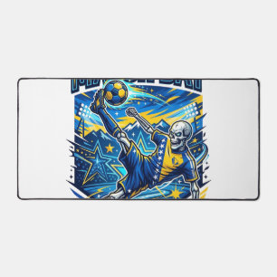 Bosnia and Herzegovina Match Day Skeleton Striker Desk Mat
