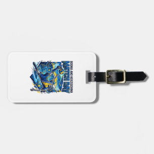 Bosnia and Herzegovina Match Day Skeleton Striker Luggage Tag