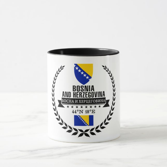 Bosnia and Herzegovina Mug (Center)