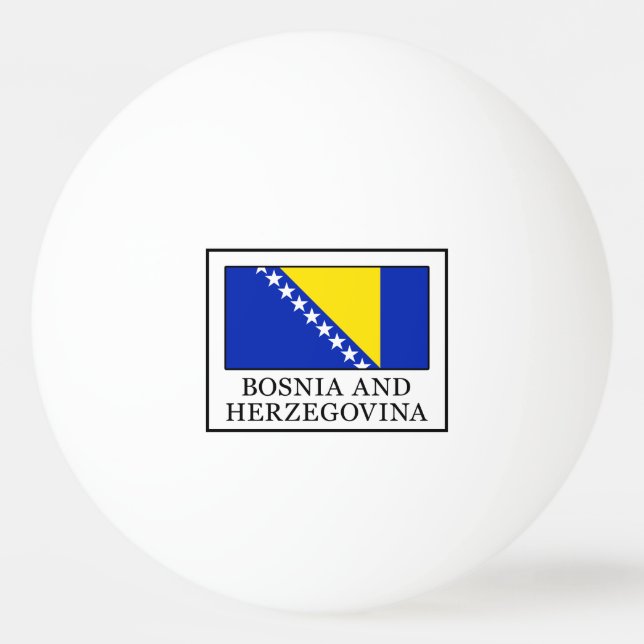 Bosnia and Herzegovina Ping Pong Ball (Front)