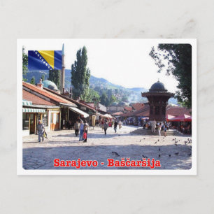 Bosnia and Herzegovina - Sarajevo - Bašcaršija - Postcard