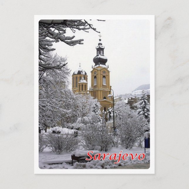 Bosnia and Herzegovina - Sarajevo,Ortodox church - Postcard (Front)