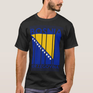 Bosnia and Herzegovina Vintage Bosnian Flag T-Shirt