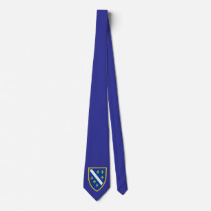 Bosnia Coat of Arms Patriotic Neck Tie