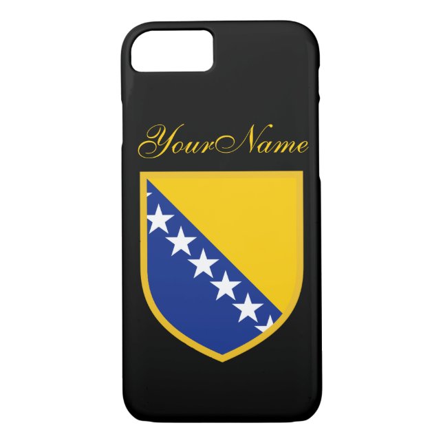 Bosnia Flag Case-Mate iPhone Case (Back)