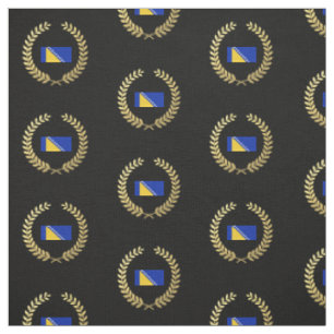 Bosnia Flag Fabric