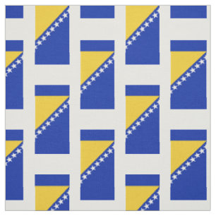 Bosnia Flag Fabric