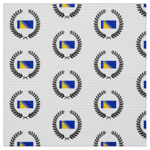 Bosnia Flag Fabric