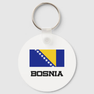 Bosnia Flag Key Ring