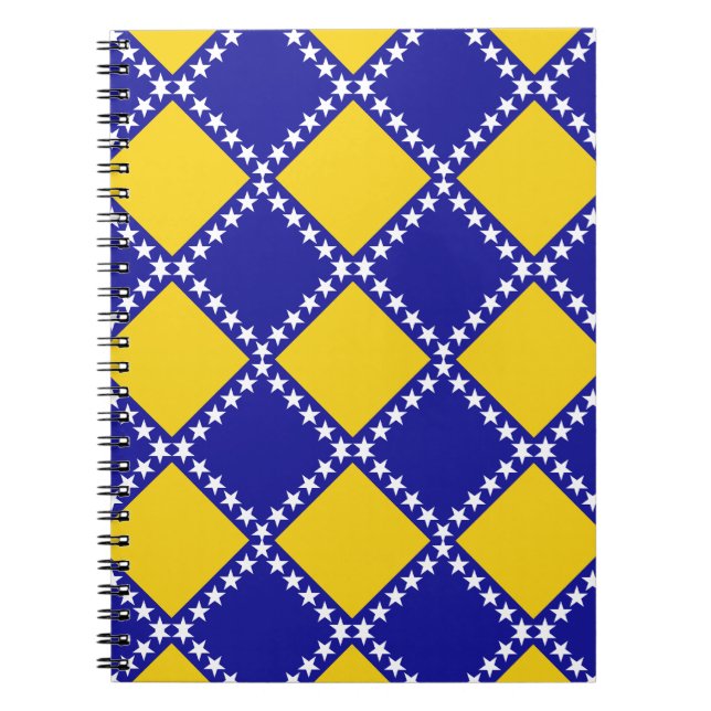Bosnia flag pattern notebook (Front)