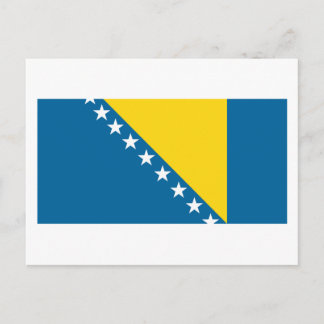 Bosnia Flag Postcard