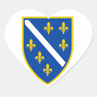 Bosnia Heart Sticker