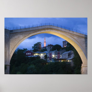 Bosnia-Hercegovina - Mostar. The Old Bridge 2 Poster