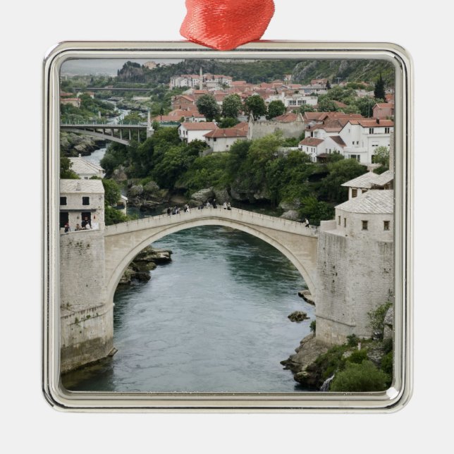 Bosnia-Hercegovina - Mostar. The Old Bridge Metal Tree Decoration (Front)