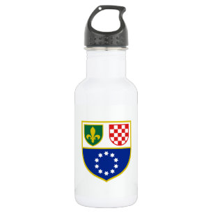 Bosnia Herzegovina Federation Flag 532 Ml Water Bottle