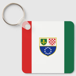 Bosnia Herzegovina Federation Flag Key Ring