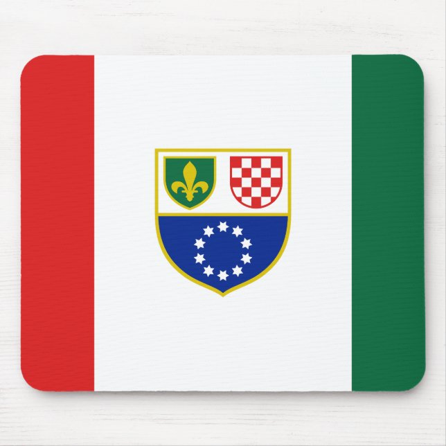 Bosnia Herzegovina Federation Flag Mouse Mat (Front)