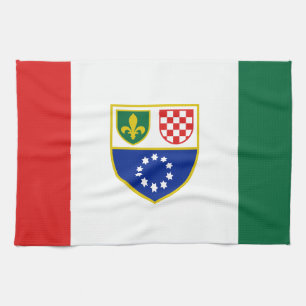 Bosnia Herzegovina Federation Flag Tea Towel