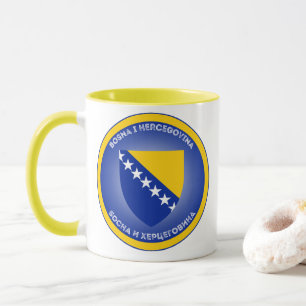 Bosnia & Herzegovina Heritage Emblem Mug