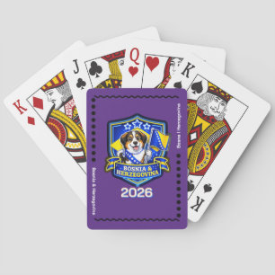 Bosnia Pup Kids Playing Cards