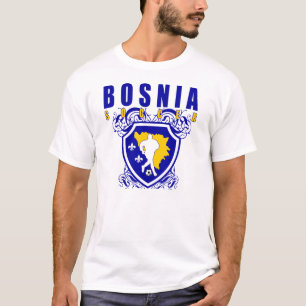 Bosnia Soccer Shield T-Shirt