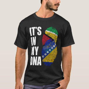 Bosnian And Guyanese Mix DNA Flag Heritage T-Shirt