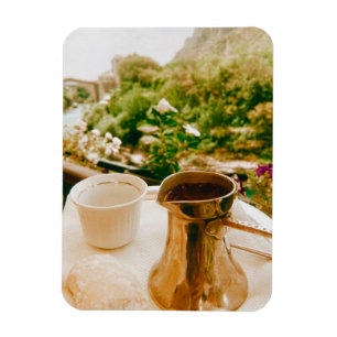 Bosnian Coffee break in Mostar  Magnet