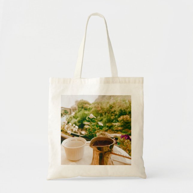 Bosnian Coffee break in Mostar  Tote Bag (Front)