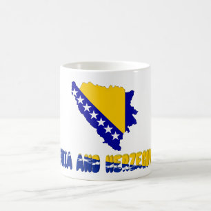 Bosnian country flag coffee mug
