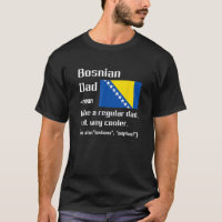 Bosnian Dad Bosnia Flag - Bosnia And Herzegovina F
